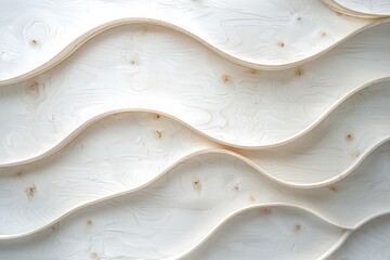 Abstract background of white plywood texture created with generative AI