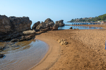 Amazing view of Lepeda Beach, Cephalonia, Greece