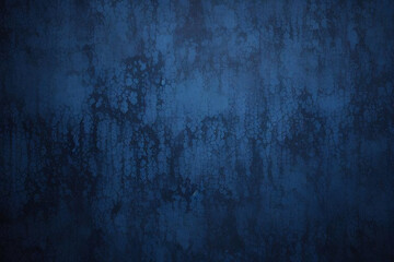 Obraz premium Black dark azure cobalt sapphire blue abstract background. Color gradient. Geometric shape. Wave, wavy curved line. Rough grunge grain noise. Light neon metallic shine shimmer bright. Design 