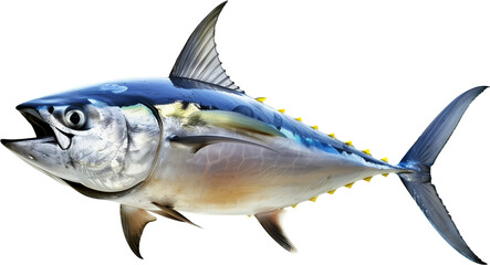 Dynamic Close-Up of a Tuna