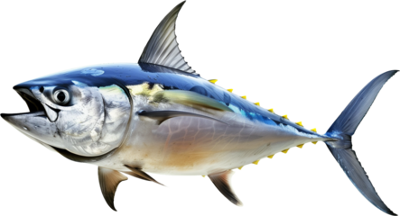 Dynamic Close-Up of a Tuna