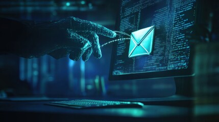 Fishing scam on the internet - cyber threat