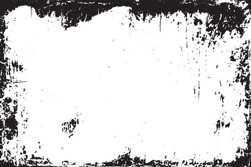 Distressed Grunge Texture with Vintage Monochrome Effect