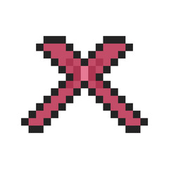 cute ribbon coquette pixel art