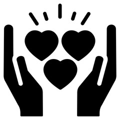 Obraz premium affection icon