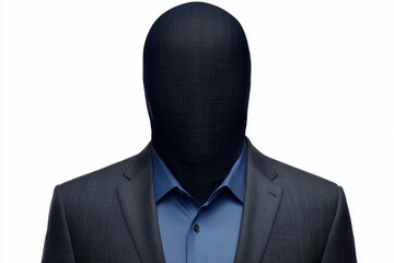 Headless mannequin in a suit display capturing anonymity and universal appeal in menswear