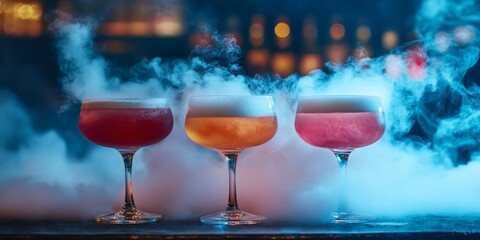Experience the vibrant and foginfused cocktails that significantly enhance the atmosphere of any event, ensuring a memorable occasion and delightful time for all guests in attendance