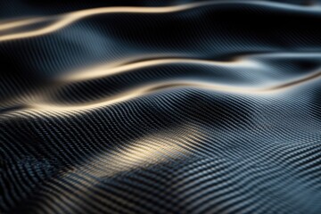 Naklejka premium Wavy carbon fiber texture. Perfect for backgrounds, tech, and design projects.