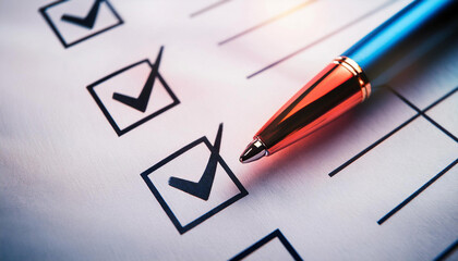 Close-Up of a Checkbox on a Form