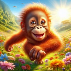 Fototapeta premium Orang utan