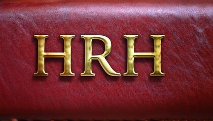 Luxury Leather Goods Featuring HRH Monogram