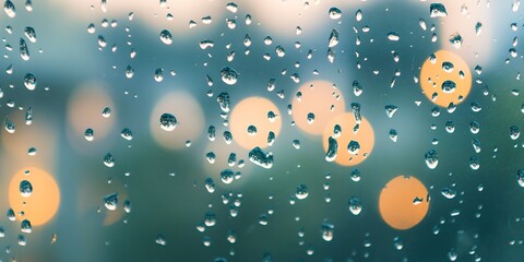 rain drops on window