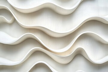 Obraz premium Abstract background of white plywood texture created with generative AI