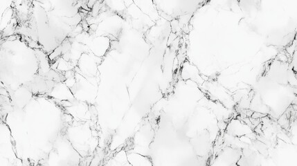 Obraz premium This stunning and elegant white marble texture, imbued with intricate gray veining, significantly enhances backgrounds and designs, thereby adding a sophisticated refinement to any creative project