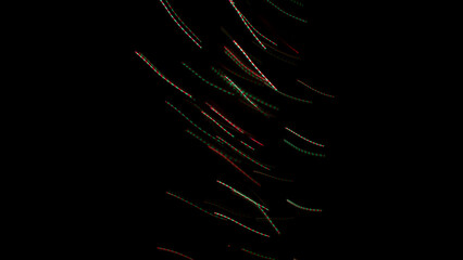 Video Overlay Spezial Effekt Feuerwerk Konfetti Digital Glow Hintergrund Jubiläum Funken Luftschlangen	