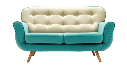 Luxury Sofa Isolated on White Background