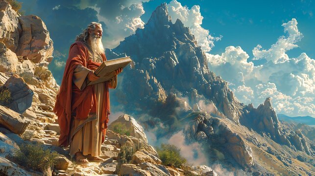 Moses with Stone Tablets
