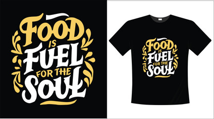 Food typography t-shirt design vector illustration