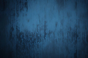 Obraz premium Dust scratches. Distressed texture. Worn overlay. Teal blue black particles grain defect on dark used grunge illustration abstract background.