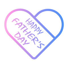 heart Line Gradient Icon