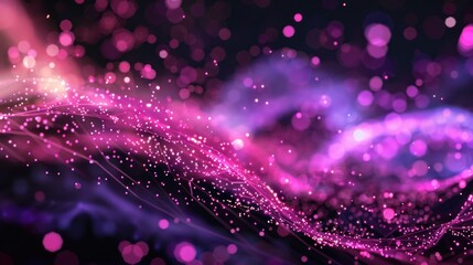 Abstract Pink and Purple Bokeh Background