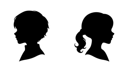 silhouette of couple