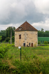 Fototapeta premium Rustic Stone Tower House in French Countryside