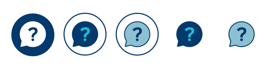 Question Icon vector isolated on white background. Question mark sign. help icon. Faq
