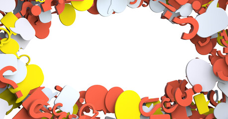 hand using mobile smartphone with email icon, Email concept, copy space