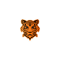 tiger face vector illustration for icon,symbol or logo. tiger template logo. animal logo
