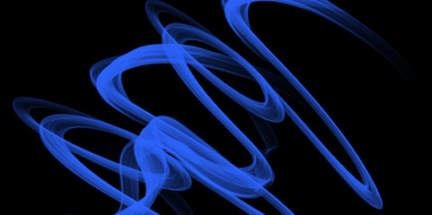 Abstract lines of colors. Art made with light. colorful smoke close-up on a black background. 