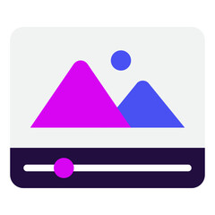 Thumbnail digital marketing icon illustration 