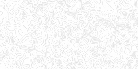Vector seamless wave stripe topography map pattern camping grid cartography diagram black and white geometric carve wave line. abstract landscape topography line map wavy texture design background.