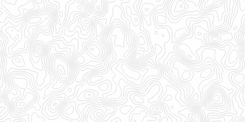 Seamless wave stripe topography map pattern camping grid cartography diagram black and white geometric carve wave line. abstract landscape topography line map vector wavy texture design background.