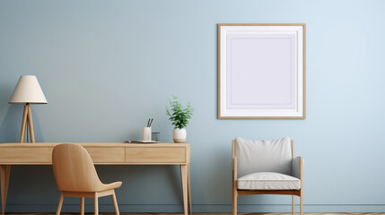 A display of blank picture frame mock-ups.