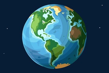 Fototapeta premium earth in space