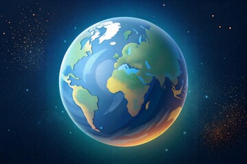 Fototapeta premium earth in space