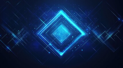 Abstract Blue Light Pattern