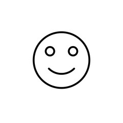 smile emoticon icon vector flat black ,smile icon trendy style illustration for web and app on white background..eps