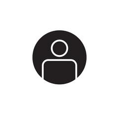 User Icon vector illustration. person sign trendy style black illustration for web and app on white background..eps
