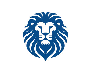 Lion Logo Design Vector Template. Lion Head Logo Icon Vector illustration