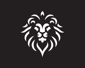 Lion Logo Design Vector Template. Lion Head Logo Icon Vector illustration