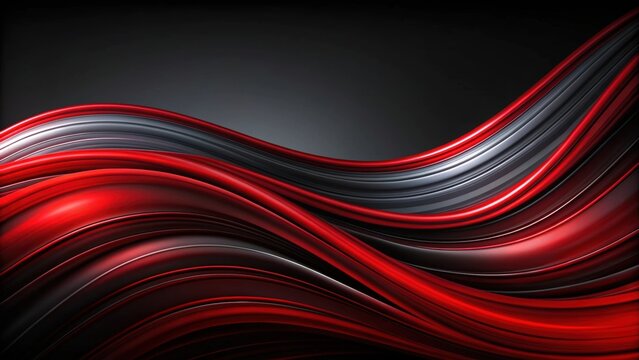 Abstract background with black and red waves , abstract, background, waves, black, red, design, texture, pattern, artistic