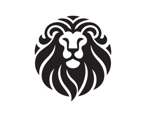 Lion Logo Design Vector Template. Lion Head Logo Icon Vector illustration