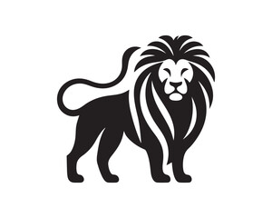 Lion Logo Design Vector Template. 