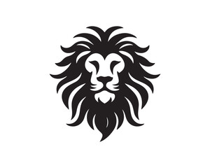Lion Logo Design Vector Template. Lion Head Logo Icon Vector illustration
