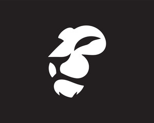 Lion Logo Design Vector Template. Lion Face Logo Icon Vector illustration