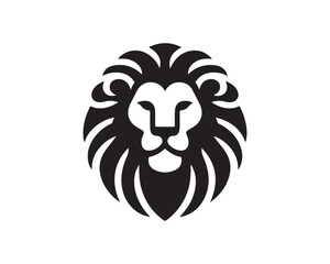 Lion Logo Design Vector Template. Lion Head Logo Icon Vector illustration
