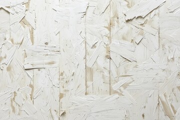 Obraz premium Abstract background of white plywood texture created with generative AI