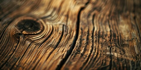 Fototapeta premium Close Up of Wooden Texture with Selective Focus